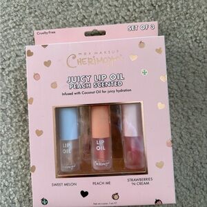 Juicy Lip Oil Set - Sweet Melon, Peach Me, Strawberries 'N Cream